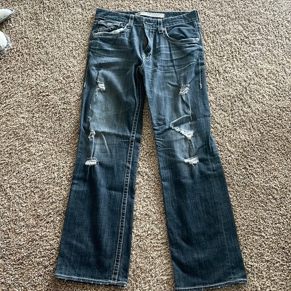 Big star jeans. Only worn once. Smoke free home size 34